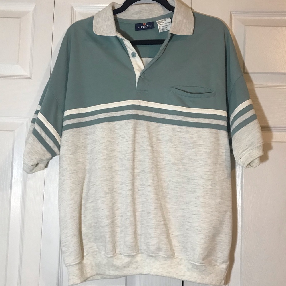 ♥️Vintage Puritan Men’s Pullover Polo